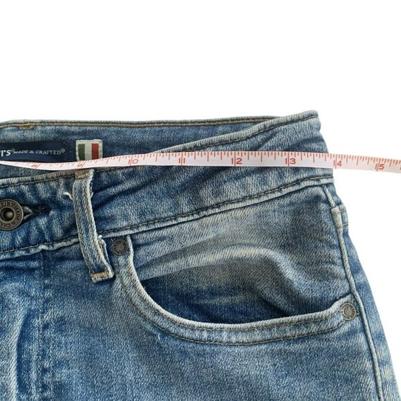 Levi's Selvedge Black Label Big E High Rise Skinny Jeans Pocket Detail - Picture 9 of 12